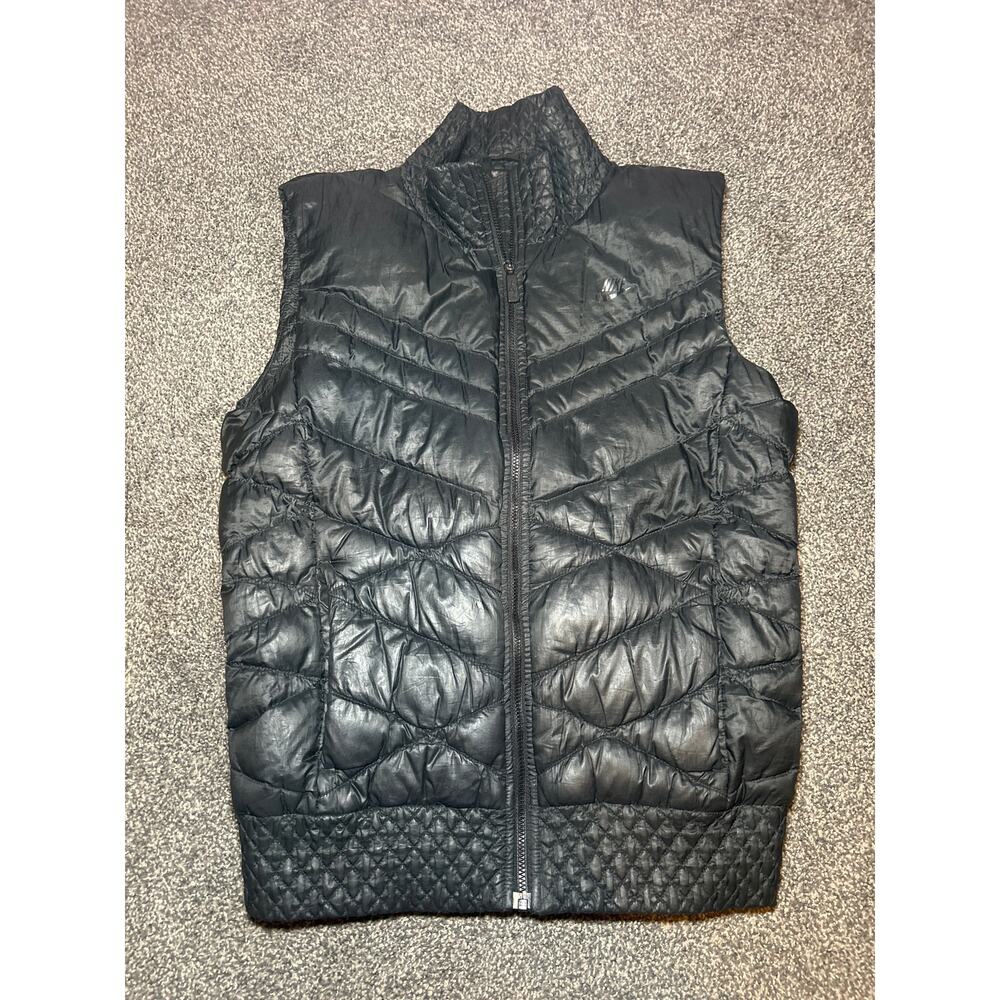 Nike Vest Womens small Black Quilted Down Puffer Sleeveless Jacket 541414-011